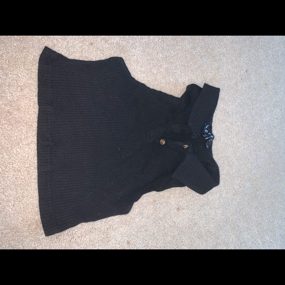Motel Rocks Black Crop Top - Picture 2 of 5